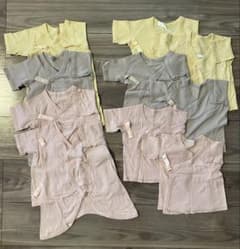 新生児　コンビ肌着 ・短肌着10枚セット 50cm〜60cmのサムネイル