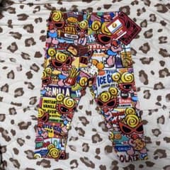 新品タグ付き ヒスミニ総柄レギンス 120cmのサムネイル
