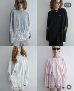 LACE DOCKING LONG TEE JOSE MOON ジョゼムーン - メルカリ