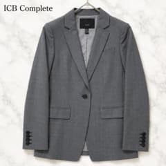 ICB Complete ウール100% テーラードジャケット 11号 グレー - メルカリ