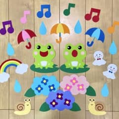 梅雨　壁面飾りのサムネイル