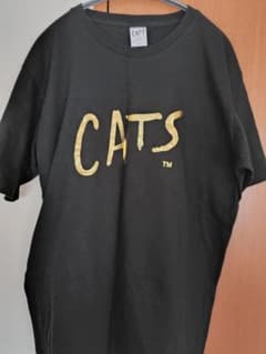 CATS Tシャツ XL 黒 猫の目デザインのサムネイル
