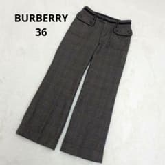【BURBERRY BLUE LABEL】ブラック ワイドパンツ Burberry Blue Label パンツ BURBERRY BLUE LABELブラック ワイド