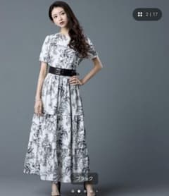 エミリアウィズ☆花柄ティアードスカートワンピースのサムネイル