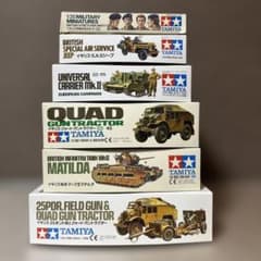 タミヤ 1/35 イギリス軍 マチルダ他5点セット「野戦救急兵セットオマケ」 タミヤ 1/35 イギリス軍 マチルダ他5点セット「野戦救急兵セットオマケ