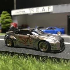miniGT 1/64 LB シルバーホイール① 深リム カスタム品 miniGT 1/64 LB シルバーホイール① 深リム カスタム品 - メルカリ