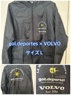 【激レア】gol.deportes × VOLVO ウィンドブレーカー Lサイズ 激レア】gol.deportes × VOLVO ウィンドブレーカー Lサイズ - メルカリ