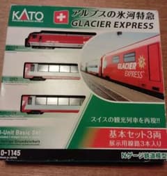 ほぼ新品/動作確認済 KATO アルプス氷河特急 Nゲージ 4両編成セット Nゲージ KATO アルプスの氷河特急 基本セット3両 - メルカリ