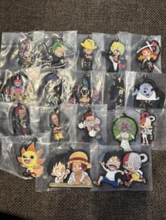 ワンピース 一番くじ　ラバーマスコット　全種セット
