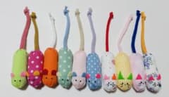 【saji様専用】ハンドメイド　ぽっとん落とし　ねずみ6匹猫4匹の10匹セットのサムネイル