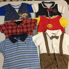 ブランド品あり★ロンパース6枚セットのサムネイル