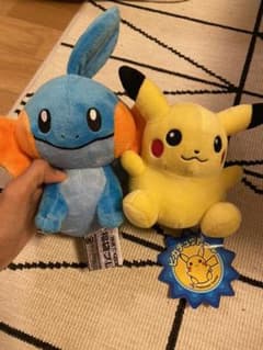 ポケモン ぬいぐるみ　ミズゴロウ　ピカチュのサムネイル