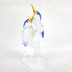 美品・スワロフスキー カワセミ 623323 青い宝石 鳥 幸せを呼ぶ鳥 2