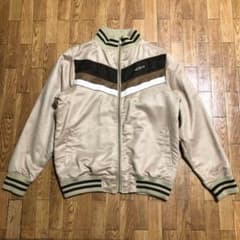 CRU 別珍 トラックジャケット ベージュ L 古着 クルー - メルカリ