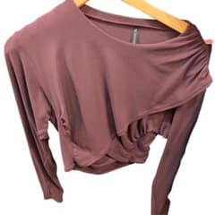 【値下げ可】DANSKIN ALLONGE GATHER CROP TOP 値下げ可】DANSKIN ALLONGE GATHER CROP TOP - メルカリ