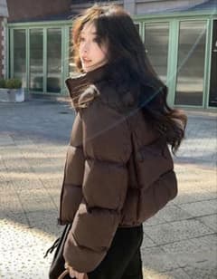 SHEIN ブラウン ダウンジャケットのサムネイル