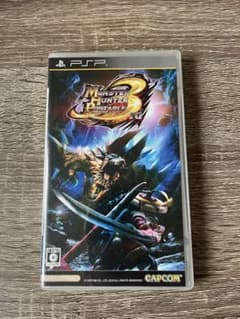 PSP 몬스터 헌터 휴대용 3rd 소프트 동작 확인 완료 미품
