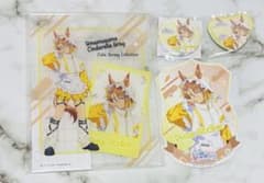 ウマ娘 シングレ ポップアップ ディクタストライカ アクスタ 缶バッジ