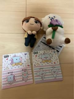 이치 반 복권 BT21 GIFT (RJ & TinyTAN 봉제 장난감)