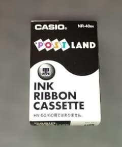 CASIO POST LAND インクリボンカセット NR-40BK - メルカリ