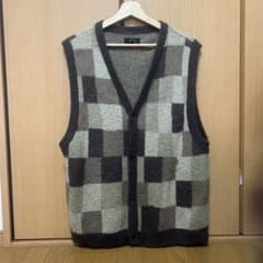 トップス stussy WOBBLY CHECK SWEATER VEST s-l400.jpg