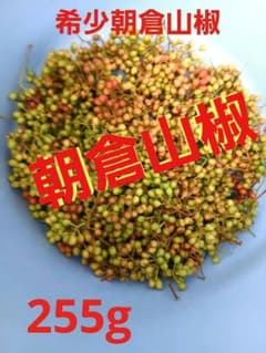 天然 朝倉山椒の実 13日収穫したて 255gのサムネイル