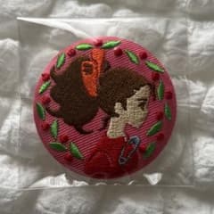 借りぐらしのアリエッティ 刺繍缶バッジ ジブリ - メルカリ