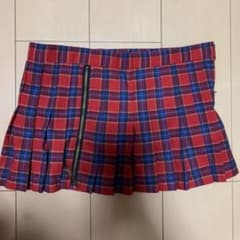 チェックプリーツ　ショートパンツ スカートのサムネイル