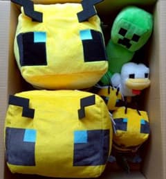 マインクラフト マイクラ ぬいぐるみ ミツバチ ハチ クリーパー ニワトリ