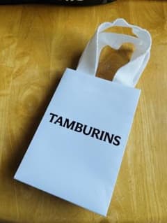 TAMBURINS タンバリン ホワイトショップ袋のサムネイル