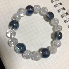 アクアオーラ 天然水晶 クォーツ ブレスレットのサムネイル