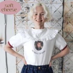 新品 しまむらsoft cheese リンガーTシャツ　170のサムネイル