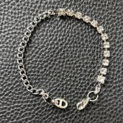 ハーフスリム ダイヤ チェーンブレスレットのサムネイル