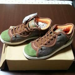 値下げ！UBIQ ユービック スウェード×クラブチェックスニーカーのサムネイル