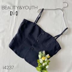 Beauty & Youth Short-Length Top, Bustier Layered, Black, Size M