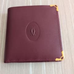 Cartierマストライン 二つ折り財布 ボルドーのサムネイル