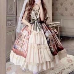 【美品】ベルサイユ宮殿 エレガント ロリータ ワンピース ゴスロリ ドレスのサムネイル