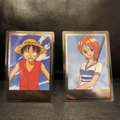 ワンピース アニメカード　ルフィ　ナミのサムネイル