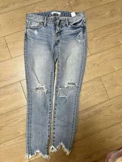 moussy ダメージデニム スキニーのサムネイル