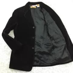 美品◎Donna Karan ダナキャラン コーデュロイジャケット 黒 太畝 