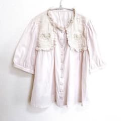 【 yukiemon 】　ブローチ　刺繍　フリル　ブラウス　フランシュリッペ yukiemon 】 ブローチ 刺繍 フリル ブラウス フランシュリッペ - メルカリ