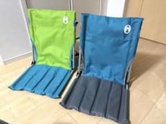 Coleman コンパクトグランドチェア アウトドア スカイ ライム - メルカリ