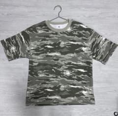 極美品】FTW カモフラ柄 ワッフル 裾ドローコード Tシャツ Lサイズ