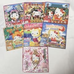 公*o様 ハローキティ　タオルハンカチ 7枚セット　ご当地限定　44 公*o様 ハローキティ タオルハンカチ 7枚セット ご当地限定 44 - メルカリ