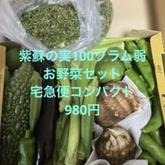 紫蘇の実 100g弱 お野菜セット 宅急便コンパクト 980円のサムネイル
