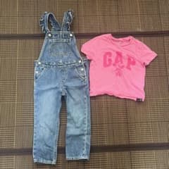 GAP♡ミニーTシャツとオーバーオールのサムネイル