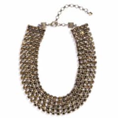 ダイヤモンドカットスワロフスキー 5連ネックレス colour snake - メルカリ