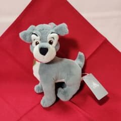 タグ付きディズニーストア　わんわん物語　トランプ　寝そべりぬいぐるみ タグ付きディズニーストア わんわん物語 トランプ 寝そべりぬいぐるみ