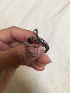 Octopus Hand designed ring ステンレス指輪フリーサイズのサムネイル