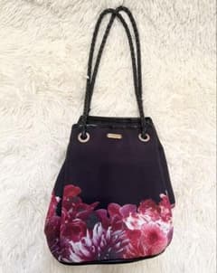 Radyリゾートフラワーバッグ❤︎リゾフラ　radyレディー Rady - Rady リゾートフラワー トートバッグ 黒×ピンク リゾフラ 即